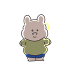 ぽっちゃり【Rabbit】（個別スタンプ：14）