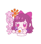 ゆえりとまゆ 餅（個別スタンプ：3）