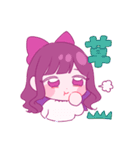 ゆえりとまゆ 餅（個別スタンプ：9）