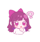 ゆえりとまゆ 餅（個別スタンプ：10）