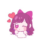 ゆえりとまゆ 餅（個別スタンプ：11）