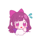 ゆえりとまゆ 餅（個別スタンプ：12）