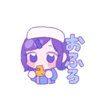 ゆえりとまゆ 餅（個別スタンプ：22）