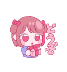 ゆえりとまゆ 餅（個別スタンプ：36）