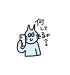 みずいろの猫（個別スタンプ：3）