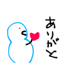 雪だるま 手書き日常会話スタンプ（個別スタンプ：8）