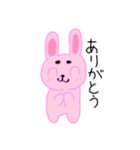 まゆまろうさぎ（個別スタンプ：3）