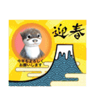 羊毛フェルトの動物のクリスマスとお正月2（個別スタンプ：18）