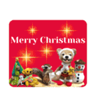 羊毛フェルトの動物のクリスマスとお正月2（個別スタンプ：20）