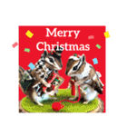 羊毛フェルトの動物のクリスマスとお正月2（個別スタンプ：23）