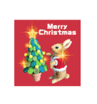 羊毛フェルトの動物のクリスマスとお正月2（個別スタンプ：26）