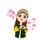 ボーイシュな女の子（個別スタンプ：3）