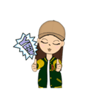 ボーイシュな女の子（個別スタンプ：6）