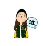ボーイシュな女の子（個別スタンプ：8）