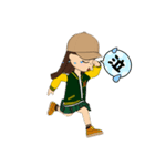 ボーイシュな女の子（個別スタンプ：9）