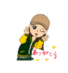 ボーイシュな女の子（個別スタンプ：11）