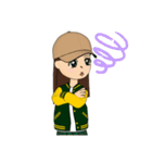 ボーイシュな女の子（個別スタンプ：15）