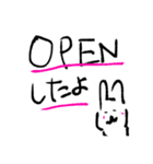 ライブ フェス 会話手書き スタンプ40個（個別スタンプ：3）