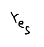 めんどくさい時に使いやすいやる気ない文字（個別スタンプ：4）