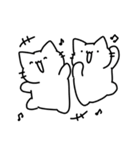 音楽室のねこ（ともだち）（個別スタンプ：12）