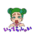 癖強girl〜あいさつ編〜（個別スタンプ：6）