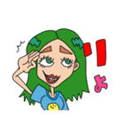癖強girl〜あいさつ編〜（個別スタンプ：17）