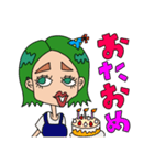 癖強girl〜あいさつ編〜（個別スタンプ：18）