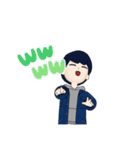 萩本くんの学生日常1（個別スタンプ：5）