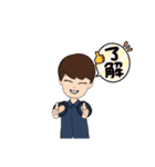 萩本くんの学生日常1（個別スタンプ：7）
