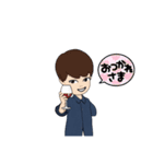 萩本くんの学生日常1（個別スタンプ：15）