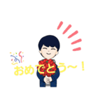 萩本くんの学生日常1（個別スタンプ：17）