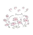 ♡花ねこスタンプ♡（個別スタンプ：34）