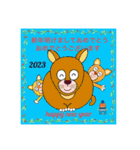 2023新年挨拶スタンプ2023new year  stamp（個別スタンプ：11）