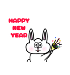 毎年使える！うさ子の年末年始スタンプ（個別スタンプ：3）