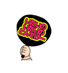 養護教諭 応援うちわ①（個別スタンプ：5）