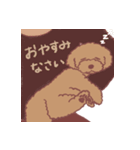 トイプードルりくちゃん（個別スタンプ：16）
