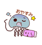 表情豊かなクラゲスタンプ（個別スタンプ：13）