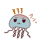 表情豊かなクラゲスタンプ（個別スタンプ：19）