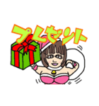 水のクリスマスガールズ（個別スタンプ：13）