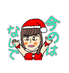 水のクリスマスガールズ（個別スタンプ：23）