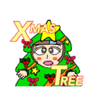 水のクリスマスガールズ（個別スタンプ：31）