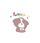 可愛いボーダーコリー Aster（個別スタンプ：27）