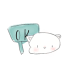 猫好きが描いた白猫スタンプ2（個別スタンプ：6）