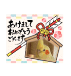 おかめインコキロ(冬バージョン)（個別スタンプ：6）