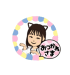 日常生活の女子スタンプ（個別スタンプ：5）