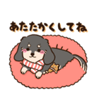 ゆるくて可愛い犬たち（冬）（個別スタンプ：4）