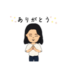 ひとでーす。（個別スタンプ：1）