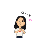 ひとでーす。（個別スタンプ：3）