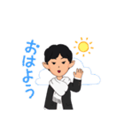 普通の日常編スタンプ（個別スタンプ：5）