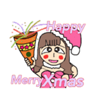 炎のクリスマスガールズ（個別スタンプ：3）